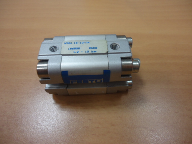 Air cylinder double acting  FESTO   ADVU-16-10-PA  ( Used )