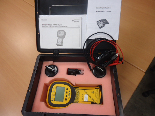 High Resistance tester ground to surface ESD misure. Kit compl. ( Used )