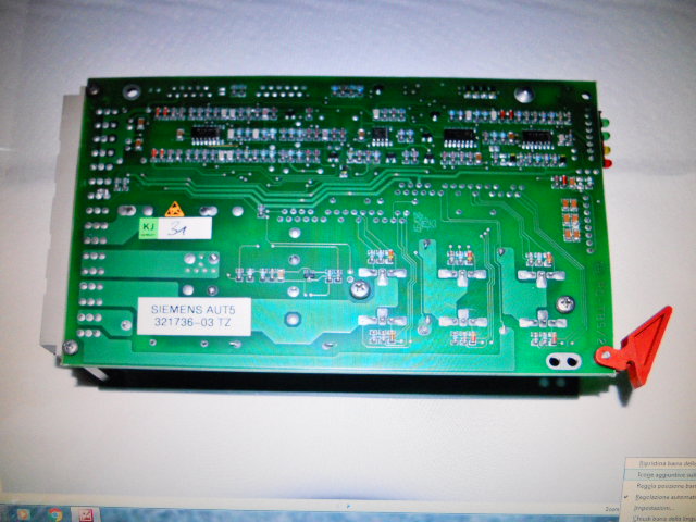Servo amplifier PC-Board TBS120/2.5 S